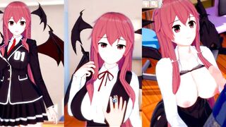 [Eroge Koikatsu! ] H to rub the boobs to the Touhou little devil! 3DCG Big Breasts Anime Video (Touhou Project) [Hentai Game] - 10 image