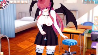 [Eroge Koikatsu! ] H to rub the boobs to the Touhou little devil! 3DCG Big Breasts Anime Video (Touhou Project) [Hentai Game]