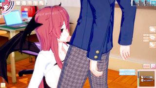 [Eroge Koikatsu! ] H to rub the boobs to the Touhou little devil! 3DCG Big Breasts Anime Video (Touhou Project) [Hentai Game] - 5 image