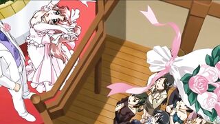 virgin couple having sex after their wedding (hentai) - 2 image