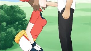 Pokemon - May // Hakura : Super Deepthroat - 4 image