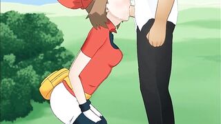 Pokemon - May // Hakura : Super Deepthroat - 8 image