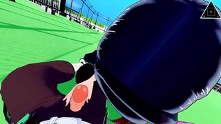 KOIKATSU FAST HANDJOB Tanjiro Nezuko DEMON SLAYER, have sex anime uncensored... Thereal3dstories - 4 image