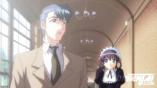 Futanari Lesbian Threesome At Pool Party! Hentai - 9 image