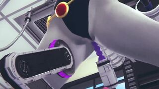 Raven fell in Cyborg's trap - 4 image