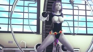 Raven fell in Cyborg's trap - 8 image