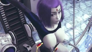 Raven fell in Cyborg's trap