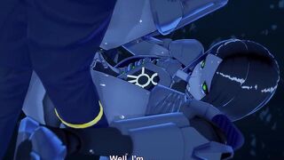 Necron Anime Girl : Warhammer 40 000 Hentai Parody - 9 image