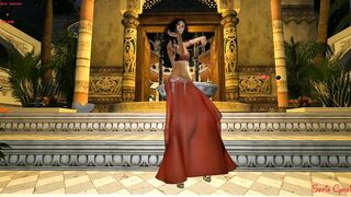 FANTASY GIRL RED BELLY DANCER - 9 image