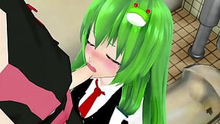 BLOWJOB HENTAI SERVICE GAKUEN GREEN HAIR SMIXIX COLOR EDIT