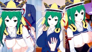 [Eroge Koikatsu! ] Touhou Shikieihime Yamazanadu rubs her boobs H! 3DCG Big Breasts Anime Video (Touhou Project) [Hentai Game Eiki Shiki Yamaza etc.] - 10 image