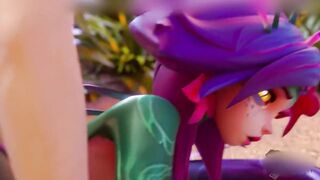 Try not to Cum NEEKO PUBLIC GANGBANG Group sex Threesome with BIG DICKS in Outdoor Japanese Creampie - 10 image