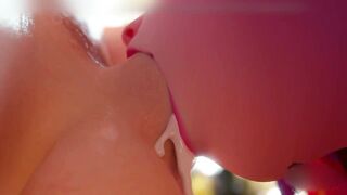 Try not to Cum NEEKO PUBLIC GANGBANG Group sex Threesome with BIG DICKS in Outdoor Japanese Creampie - 5 image