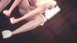 Hentai Uncensored 3D - Kaya sex in a tatami - 6 image