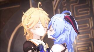 Genshin Impact - Ganyu Fucking Doggy Cute ass & Creampie (Sound) - 2 image