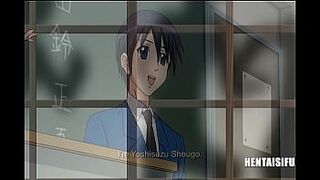 Boy Gets Lucky With 2 MILFs (Maid & School Nurse) - Animated - 1 image