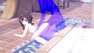 KonoSuba Hentai - Megumin Fucked with creampie - Japanese asian manga anime game porn - 4 image