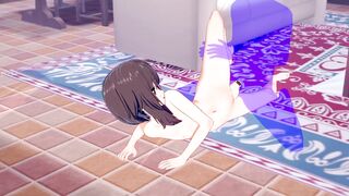 KonoSuba Hentai - Megumin Fucked with creampie - Japanese asian manga anime game porn - 5 image