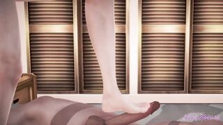 Hentai 3D - Gwen behaves like a dominant whore - Japanese manga anime porn - 4 image