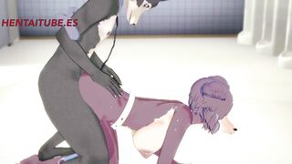 Beastars Furry Yiff Hentai - Legosi x Juno Jerk off, Boobjob and Anal with cum in her Tits and Ass - 10 image