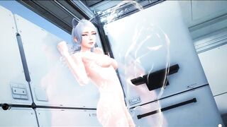 Valkyrie in the Bath [3D Hentai, 4K, 60FPS, Uncensored]