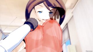 3D hentai 23 Sexy babe - 2 image