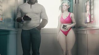 Hentai Cartoon ARCANE Jynx ANAL FUCKED HARD AND DEEP IN THE ASS BLOWJOB TO SWALLOW THE CUM - 3 image