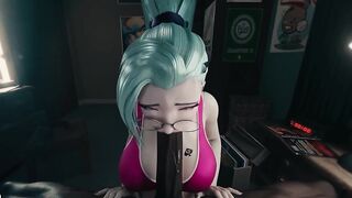 Hentai Cartoon ARCANE Jynx ANAL FUCKED HARD AND DEEP IN THE ASS BLOWJOB TO SWALLOW THE CUM - 9 image