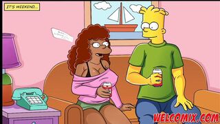 Taking the cop's cock - The Simptoons - 2 image