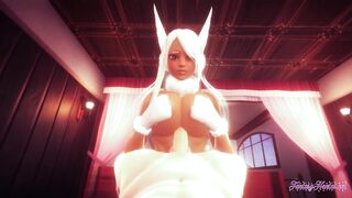 Boku No Hero Hentai - POV Rumi Usagiyama boobjob and ride a dick - Anime manga Japanese Cartoon Porn - 2 image