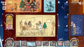 Christmas Eve in Metropolis [Xmas Hentai PornPlay] Santa got stuck while delivering dildo toys - 3 image