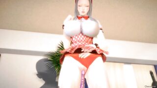3D hentai waitress quality service - 3 image