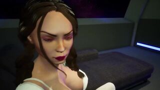 Stepsister Gives Handjob Behind their Stepmom's Back - 3 image