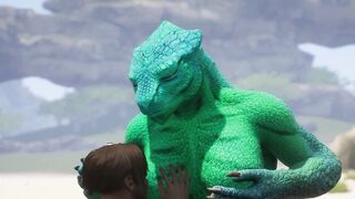 Alien Reptilian Shares Breast Milk With Human - 10 image