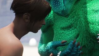 Alien Reptilian Shares Breast Milk With Human - 5 image