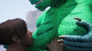 Alien Reptilian Shares Breast Milk With Human - 8 image