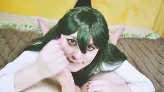 MY HERO ACADEMIA: Froppy loves BDSM, big Bakugo's cock and ass fucking after classes - POV Close Up - 5 image