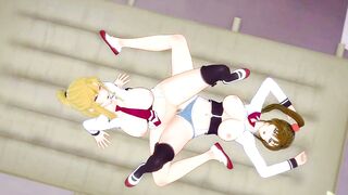 Black Bible Fanficdom Lesbian 3D Hentai Parody - 9 image