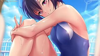 Sexy Tanned Swimmer Hentai - 1 image