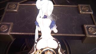 3D Compilation: Keqing Ganyu Threesome Raiden Shogun Blowjob Titjob Yae Miko Ningguang Uncensored - 10 image