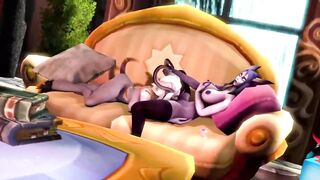 Draenei Demon Girls Eating Eachother: Warcraft Parody - 3 image