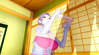 CUTE GIRL PUTS ON SEXY MAID COSTUME AND MAKES MY BIG COCK VERY EXCITED 3D HENTAI 83 - 3 image