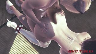 Hentai Uncensored - girl multicum - 7 image