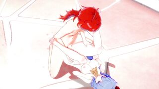 Genshin Impact Hentai - Ganyu x Diluc Hard Sex Full [Handjob, Boobjob, Blowjob and fucked] - Japanese asian manga anime game porn - 3 image