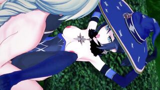 Genshin Impact - Sex with the Magic Astronomer Mona (Real Mona Voice) [3D Hentai, 4K, 60FPS, Uncensored] - 10 image