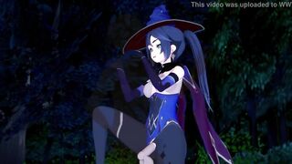 Genshin Impact - Sex with the Magic Astronomer Mona (Real Mona Voice) [3D Hentai, 4K, 60FPS, Uncensored] - 5 image
