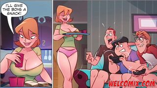 Gang Bang with Andy's friends - The Naughty Home - 2 image