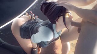 3D Compilation: Fortnite Rook Ruby Alli Harley Quinn Blowjob Deepthroat Dick Ride Doggystyle Fuck - 2 image