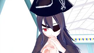 BIG TITS PIRATES SECRET TRAINING IN THE POOL 3D HENTAI 75 - 2 image