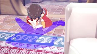 KonoSuba Hentai - Megumin Hard Sex [Handjob, Blowjob and fucked] - Japanese Asian Manga anime game porn - 7 image